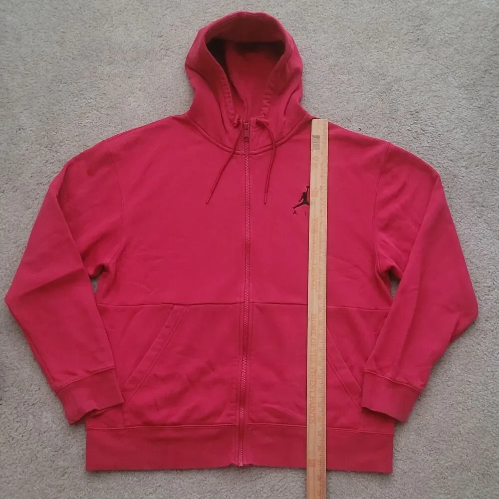 Jordan Hot Pink Full-Zip Hoodie with Black Jumpman